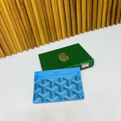 GOYARD BLUE PREMIUM QUALITY CARD HOLDER WALLET