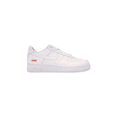Nike Air Force 1 x Supreme White Leather Sneakers