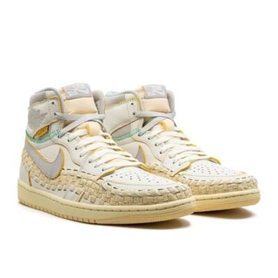 Air Jordan 1 Retro High OG "Craft" - Premium Multicolor Sneaker with Woven Detailing