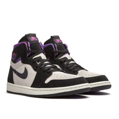 Air Jordan 1 Retro High • Black / Grey / Purple Colourway