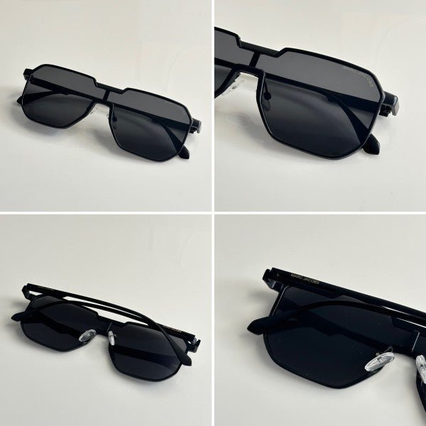 Branded MJ 314 Full Black Sunglasses - Image 3