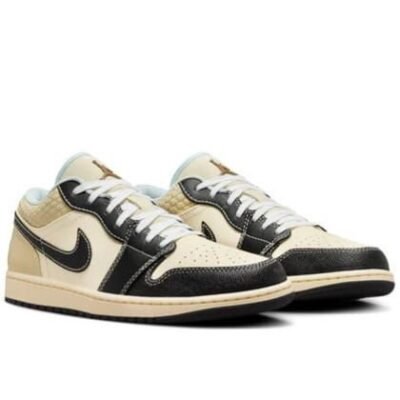 Air Jordan 1 Low SE Coconut Milk Black Muslin
