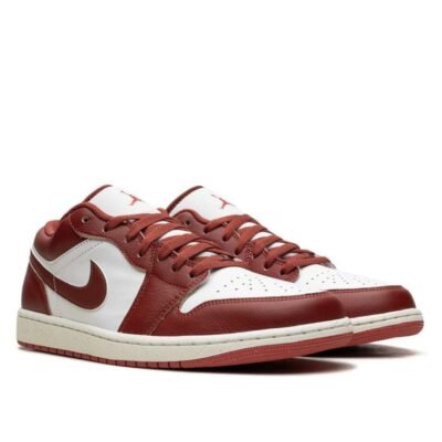 Air Jordan 1 Low SE Dune Red Sneakers