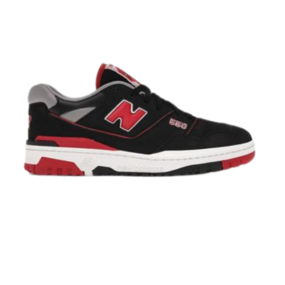 New Balance 550 “Black/Red” Leather Low-Top Sneaker