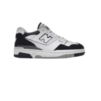 New Balance 550 “Black/White” Leather Low-Top Sneaker – Retro Basketball Style