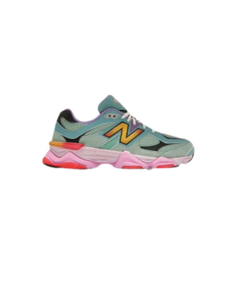 New Balance 9060 “Multicolor” – Chunky Runner with Y2K Tech Aesthetic