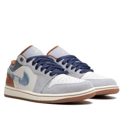 Air Jordan 1 Low SE Repaired Denim Swoosh