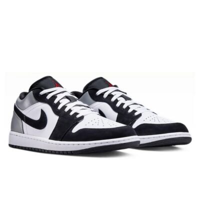 Air Jordan 1 Low SE White Fire Red Black Matte Silver