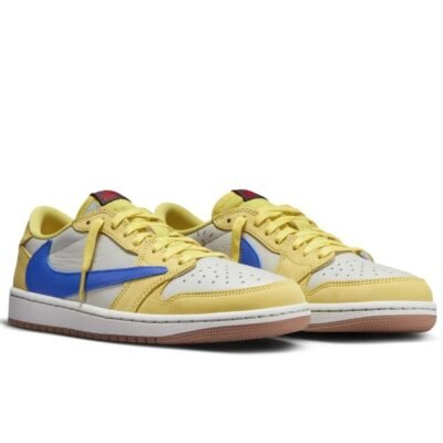 Nike Air Jordan 1 Retro Low OG SP Canary Yellow x Travis Scott Sneakers