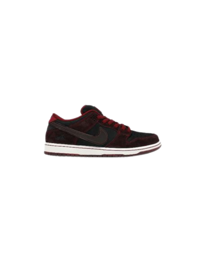 Nike x Riot Skateshop SB Dunk Low "Mahogany/Dark Beetroot/Team Red"