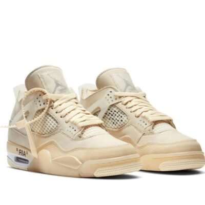 Off-White x Air Jordan 4 Retro SP Sail
