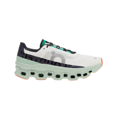On Cloudmonster Running Shoes – White