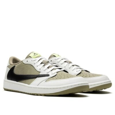 Travis Scott x Air Jordan 1 Low Golf Neutral Olive