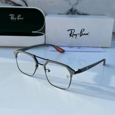 RAY BAN 04 GUN GREY BLUE CUT UV-400 SUNGLASSES