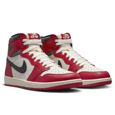 Air Jordan 1 High OG “LOST N FOUND – Varsity Red / Black / Sail Premium Leather