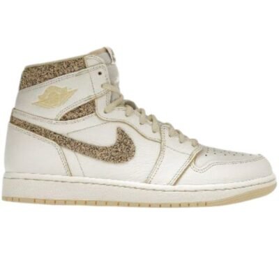 Air Jordan 1 Retro High OG 'Craft Vibrations of Naija' - Premium White & Gold High-Top Sneakers