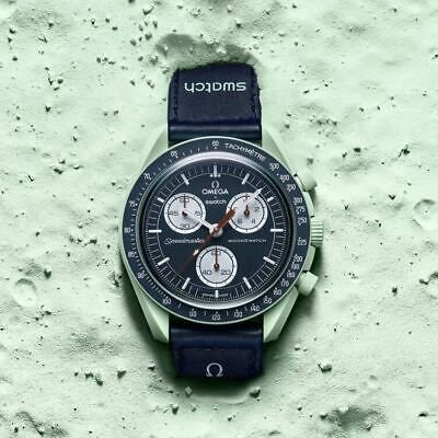 Swatch X Omega Bioceramic Moonswatch Mission To Earth With Kit