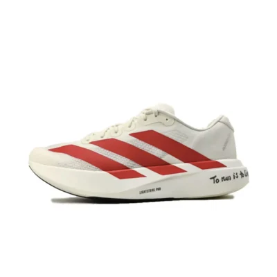 ADIZERO  WHITE RED
