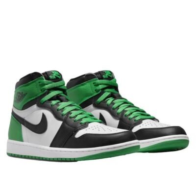 Air Jordan 1 High Lucky Green Black White