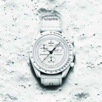 Swatch X Omega Bioceramic Moonswatch Mission To The Moon White With Kit