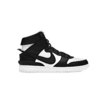 Nike High Top “Black/White” – Sleek Leather High-Cut Swoosh Sneaker