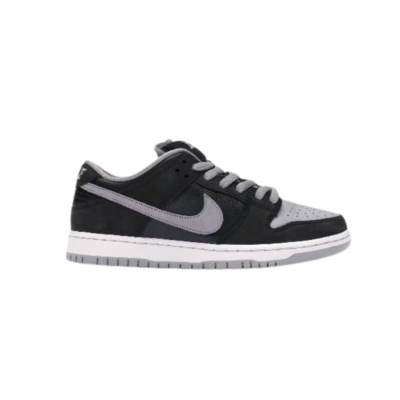 Nike Dunk Low “Black/Smoke Grey” – Premium Two-Tone Leather