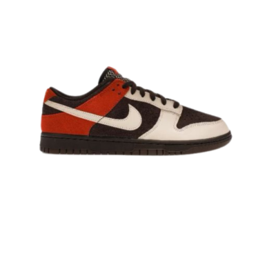 Nike Dunk Low “Velvet Brown / Rugged Orange” – Premium Suede Low-Top