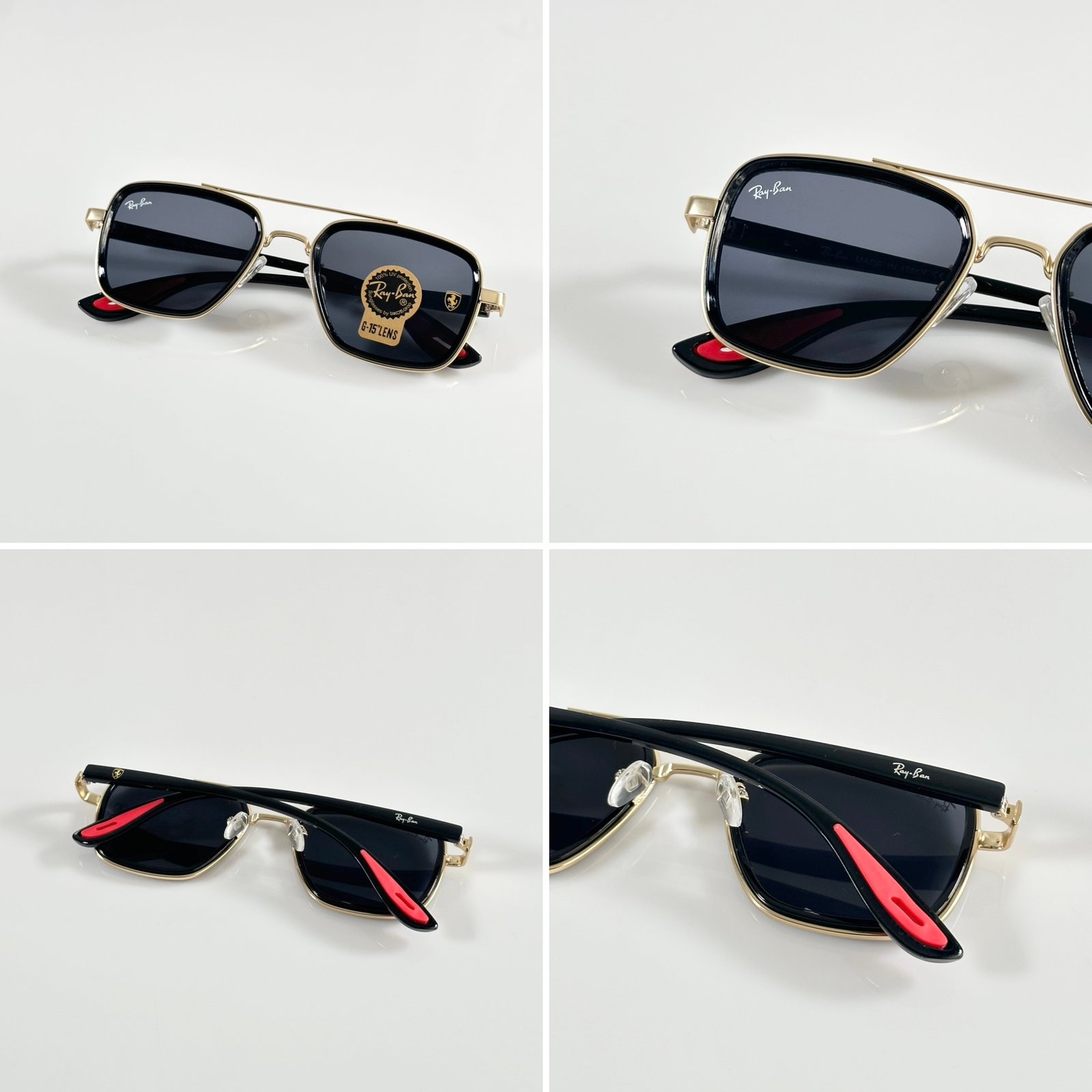 Rayban 06 Gold Black - Image 2