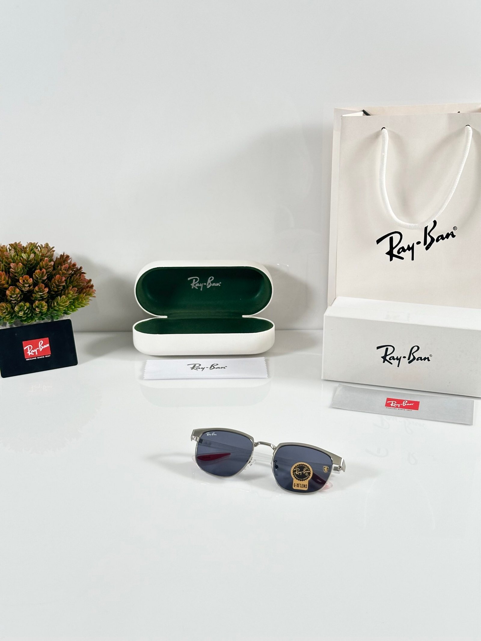 Rayban 03 Silver Black - Image 4