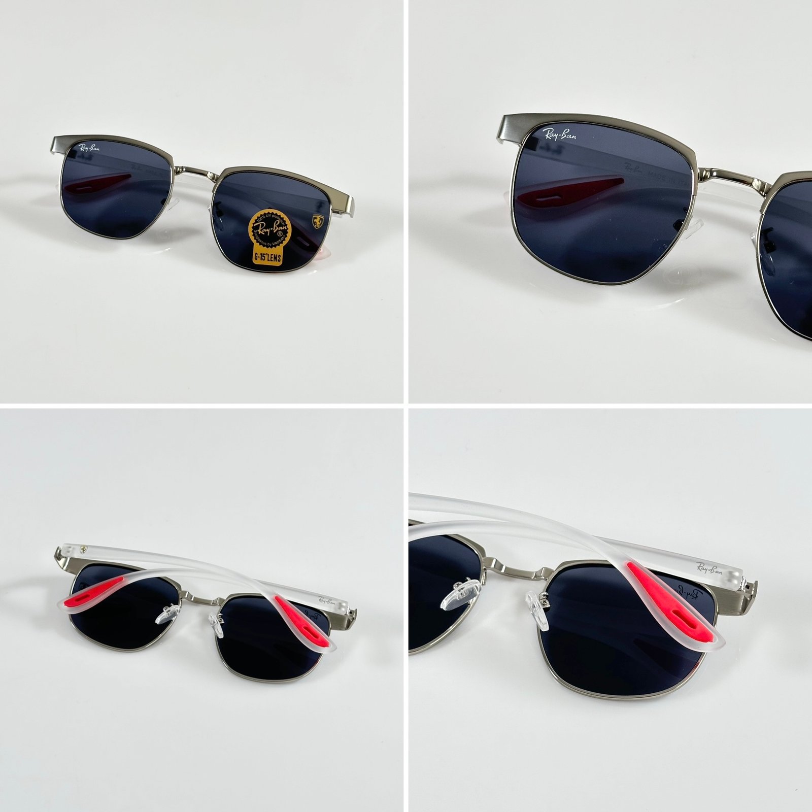 Rayban 03 Silver Black - Image 2