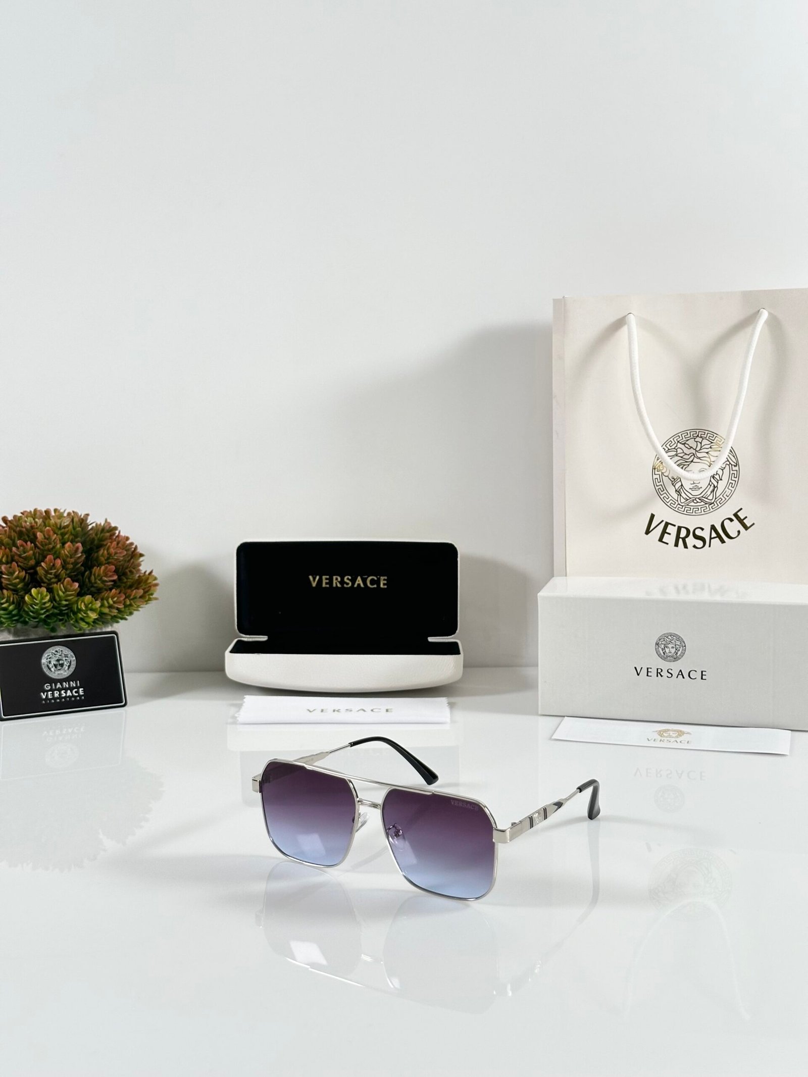 Versace 6017 Silver Blue