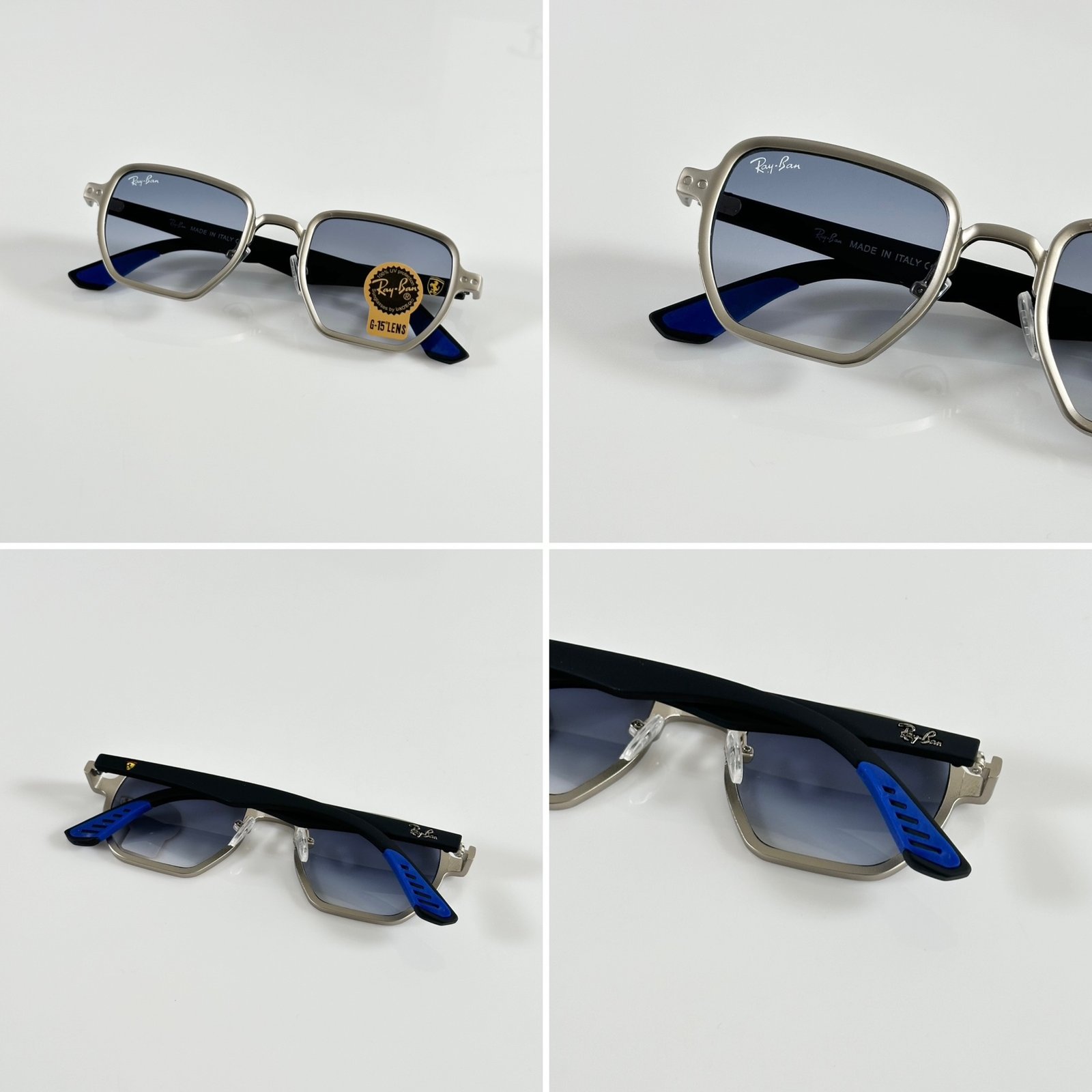 Rayban 08 Silver Blue - Image 2
