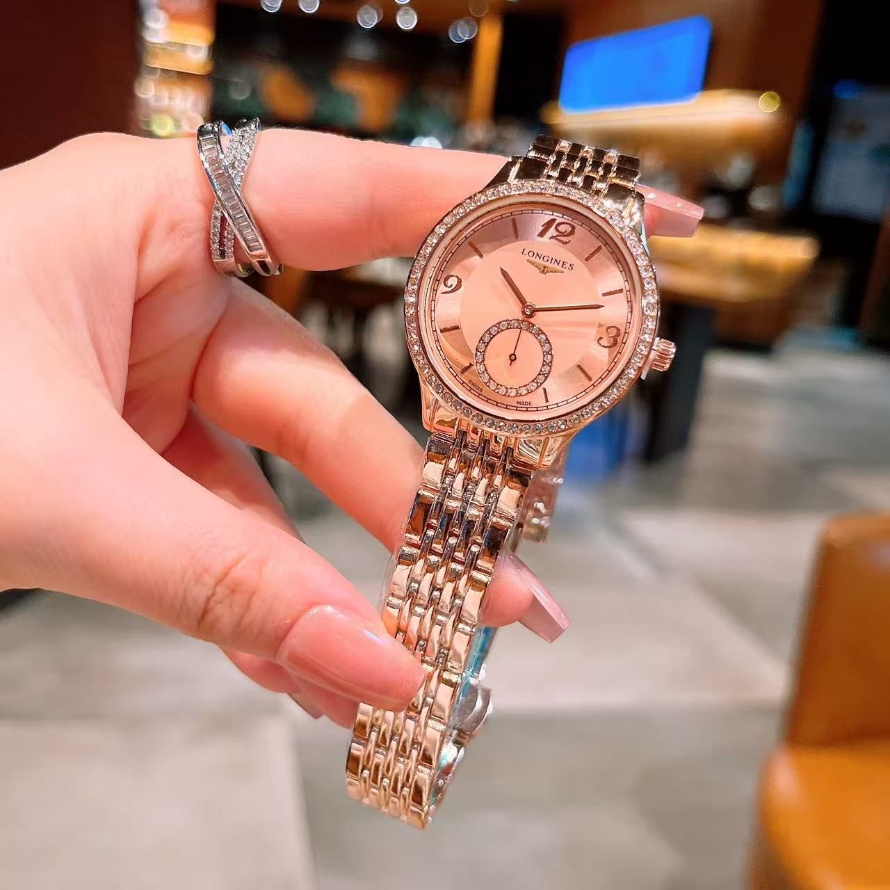 Longine_s Heritage Classic Copper-Pink