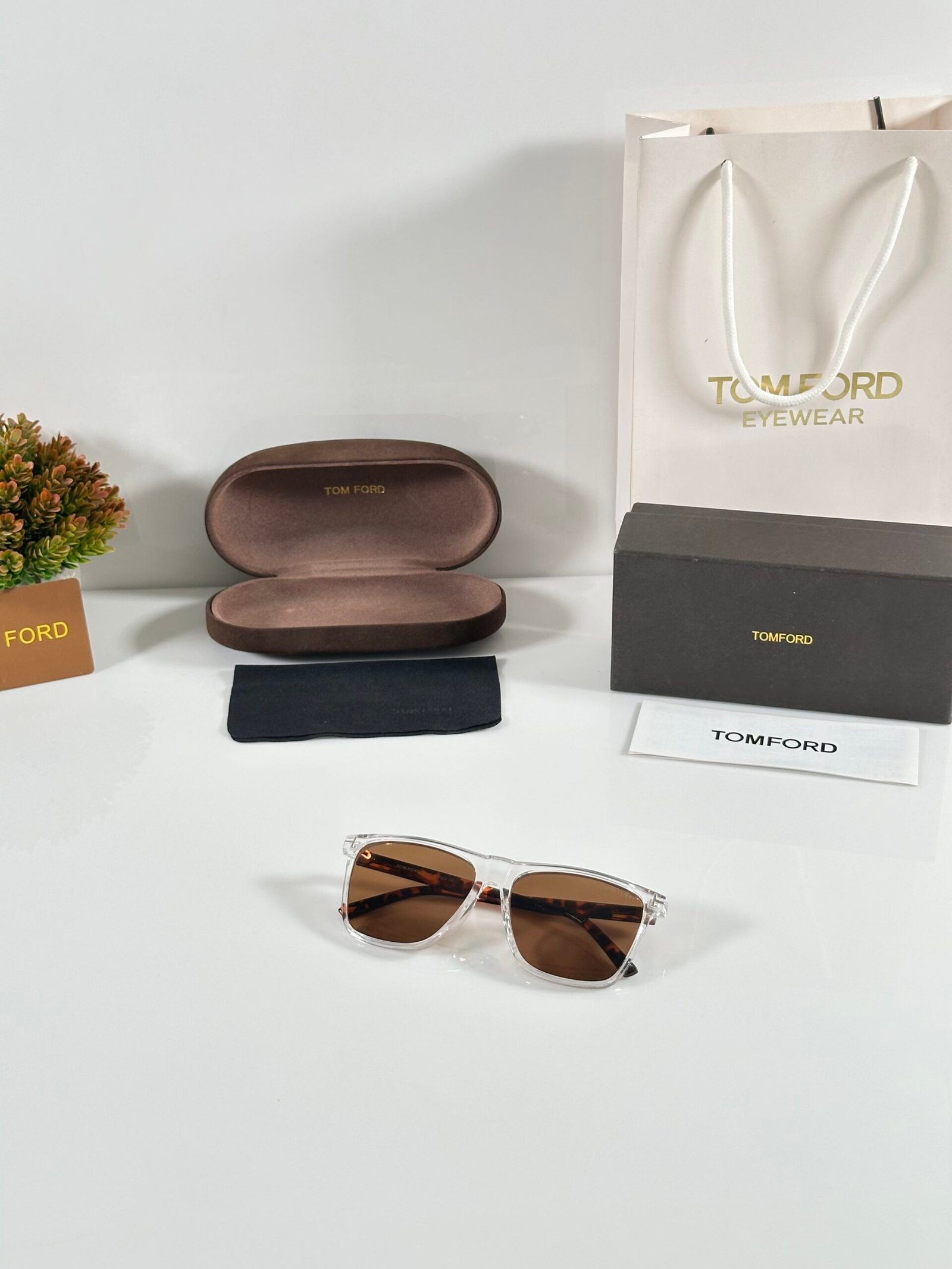 Tomford 602 Tiger Water Brown - Image 4
