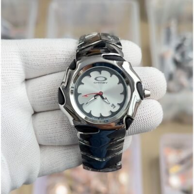 Oakle_y Blade Silver-White