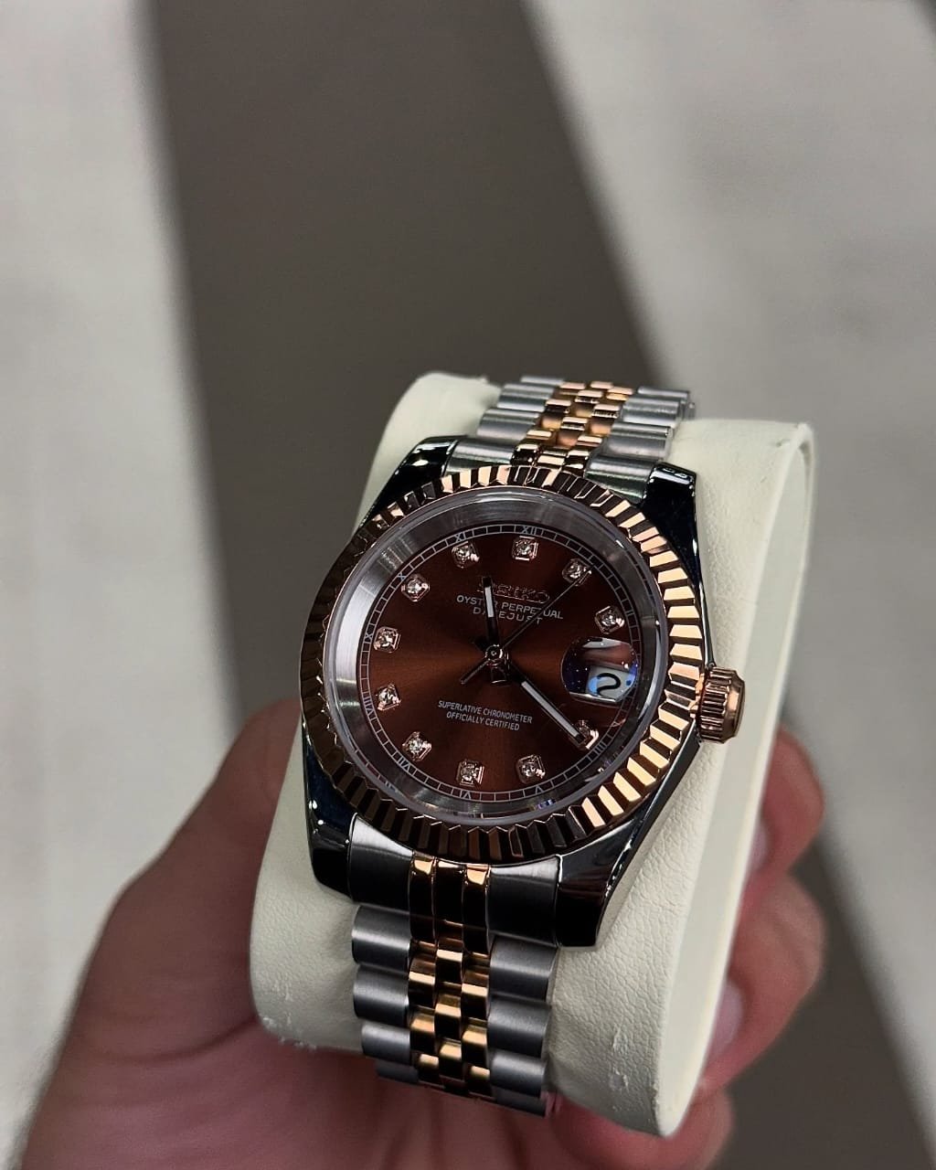 Seiko Oyster Perpetual Date Just Movment Like Automatic - Image 3