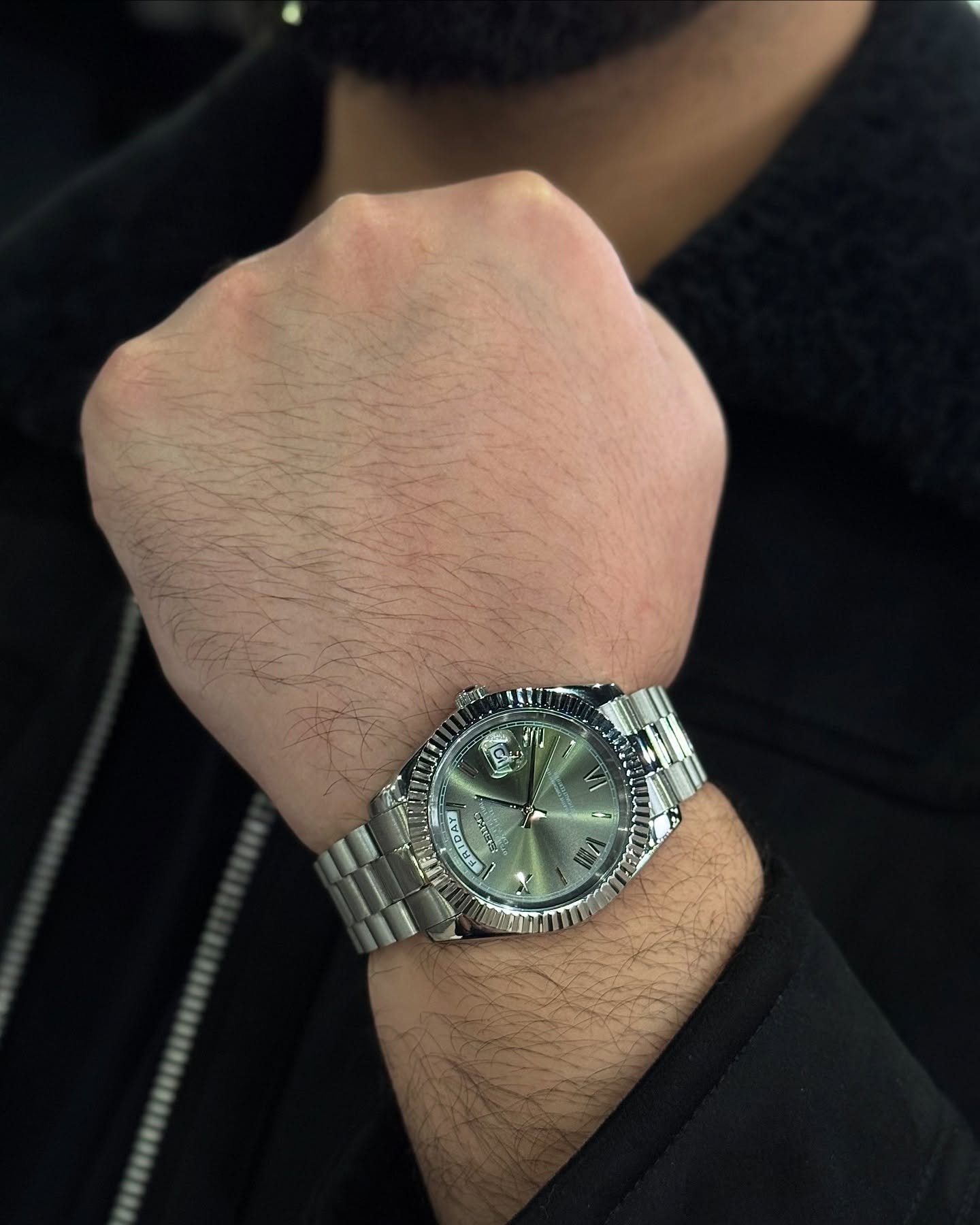 Seiko Oyster Perpetual Day Date Movment Like Automatic - Image 3