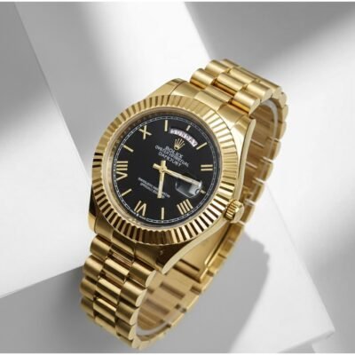Role_x Oyster Perpetual Day Date 40 Battery Gold-Black