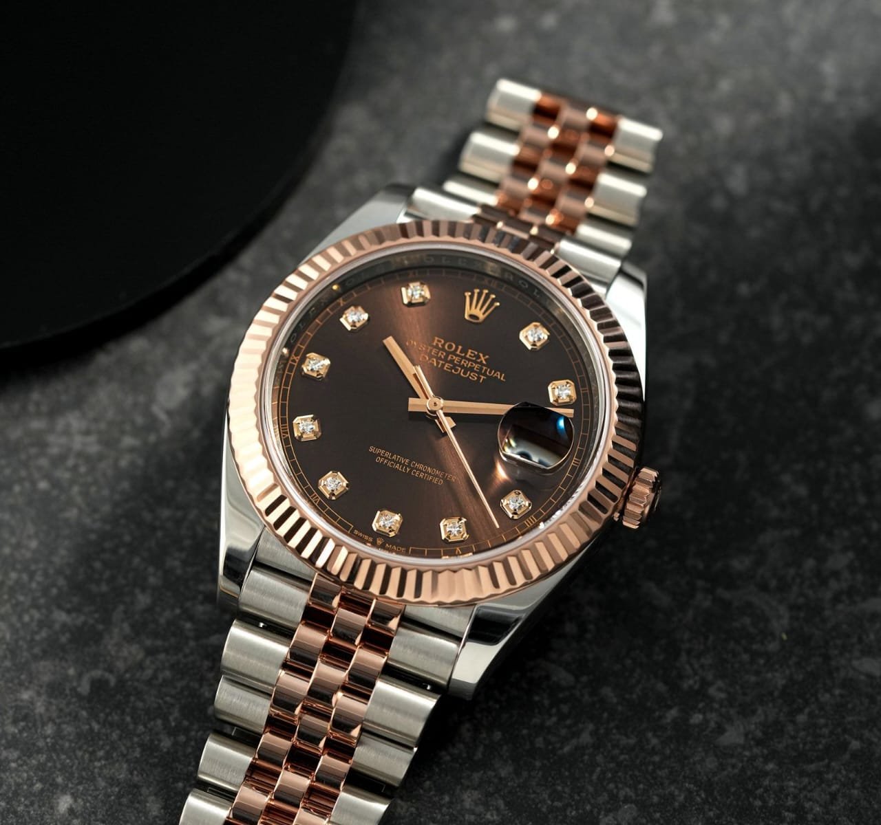 Role_x Oyster Perpetual Date Just Automatic Copper - Image 4