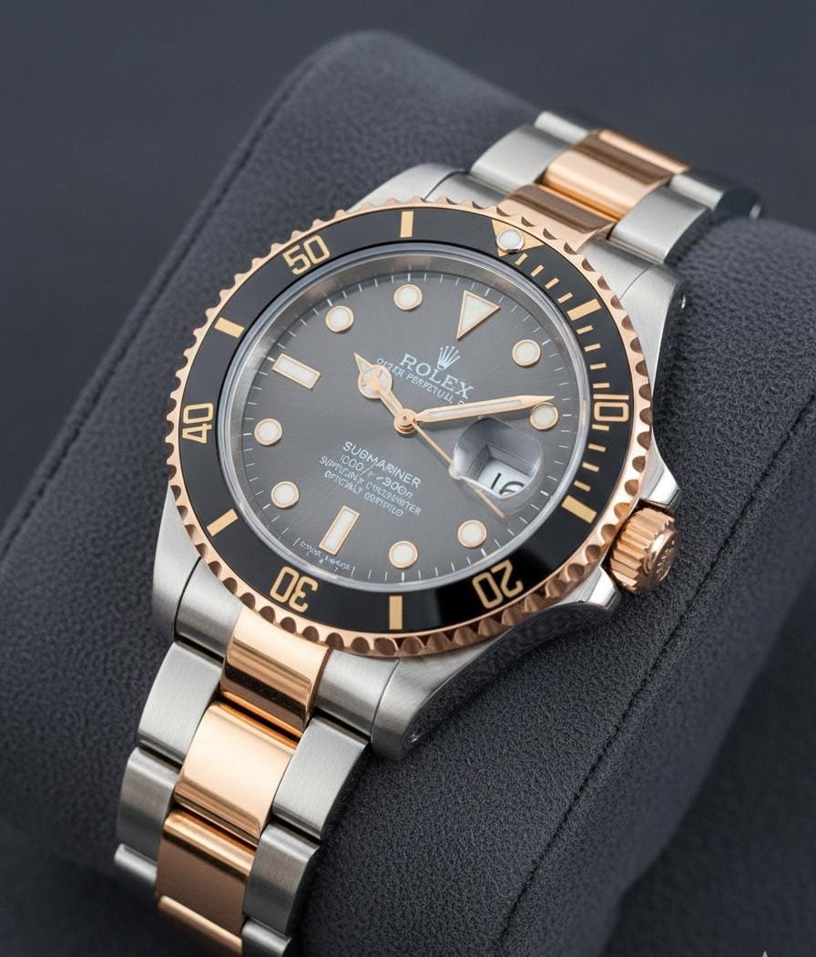 Role_x Oyster Perpetual Submarine 2Ton-Copper-Black
