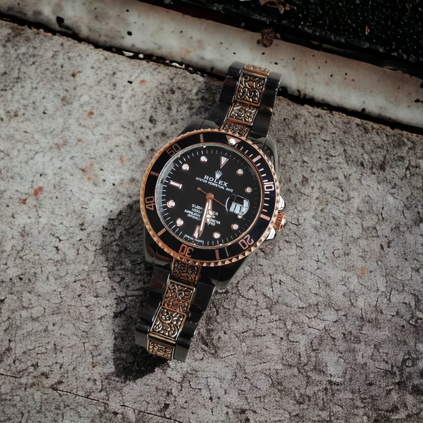 Role_x Oyster perpetual Submarine Vintage Copper - Image 2