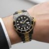 Role_x Oyster perpetual Submarine Vintage Gold