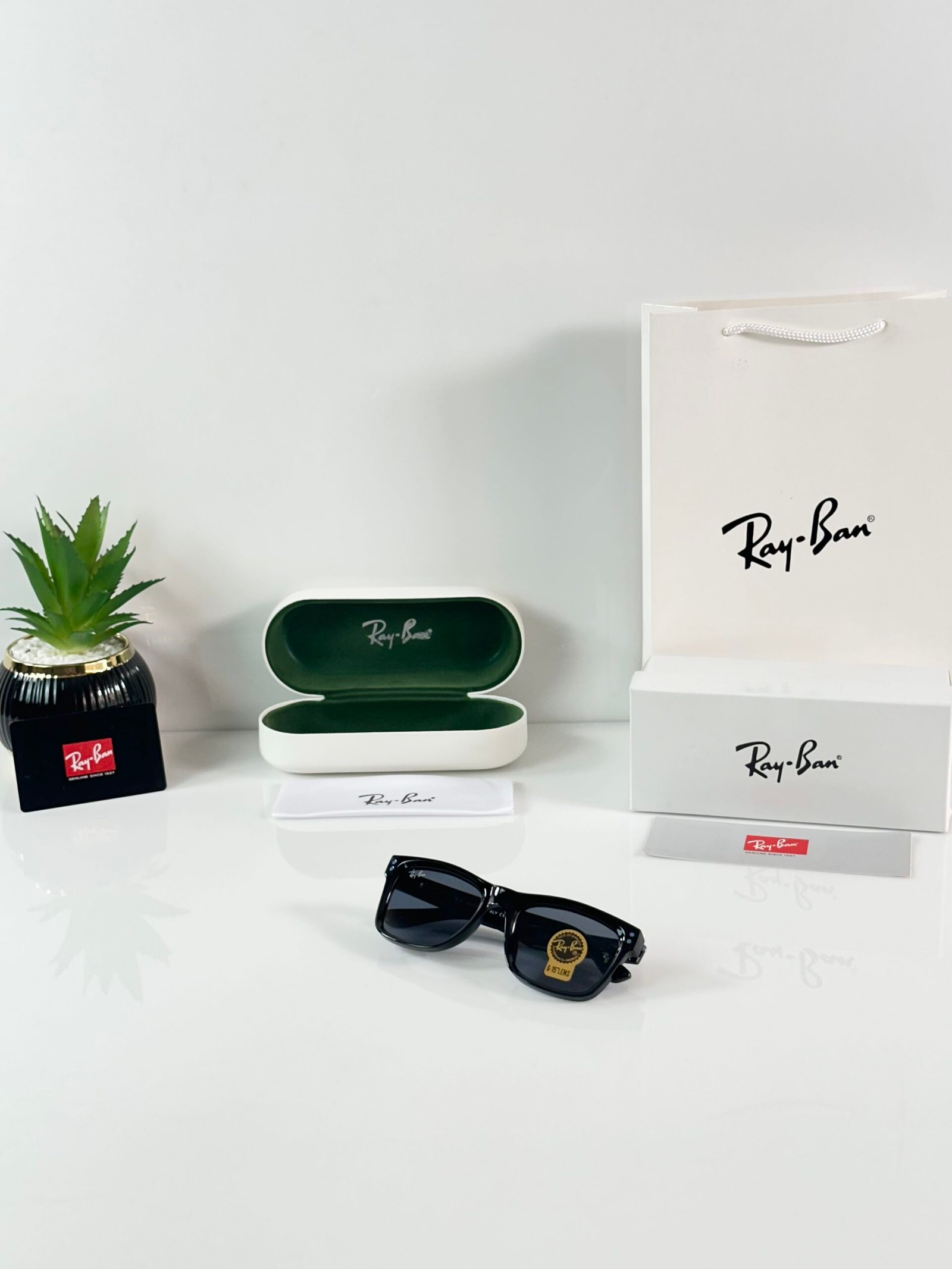 Rayban Reverse 0502 Shine Black - Image 5