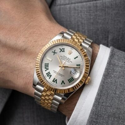 Role_x Oyster Perpetual Date Just Silver