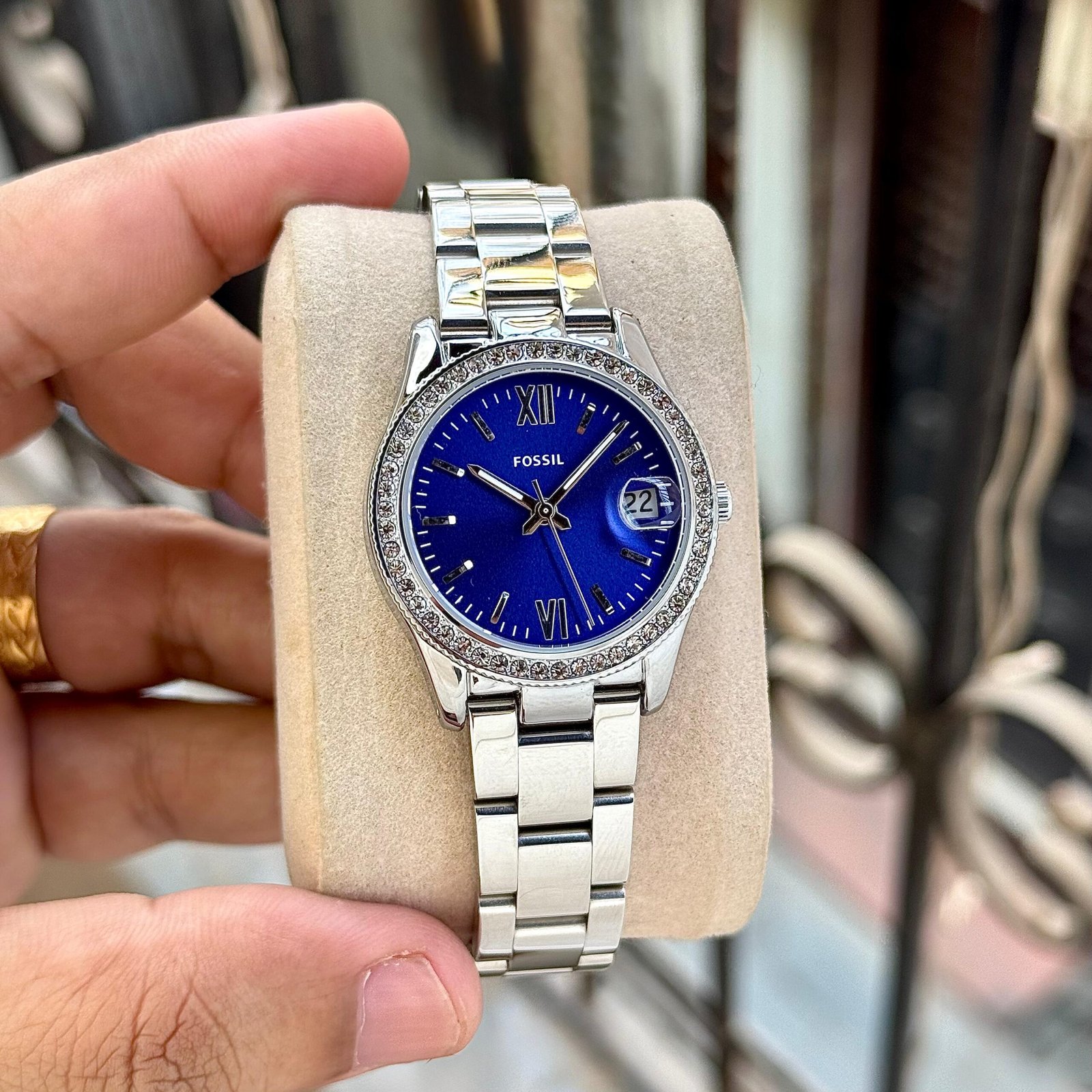 Fossi_l Scarlette Silver blue