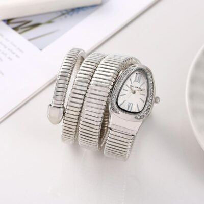 Bvlgari Serpenti Snake Silver-White