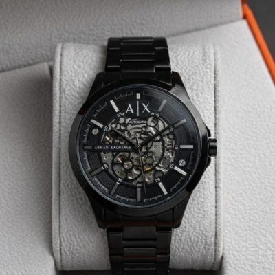 Arman_i Exchange Ax2418 Hampton Automatic Black Plate