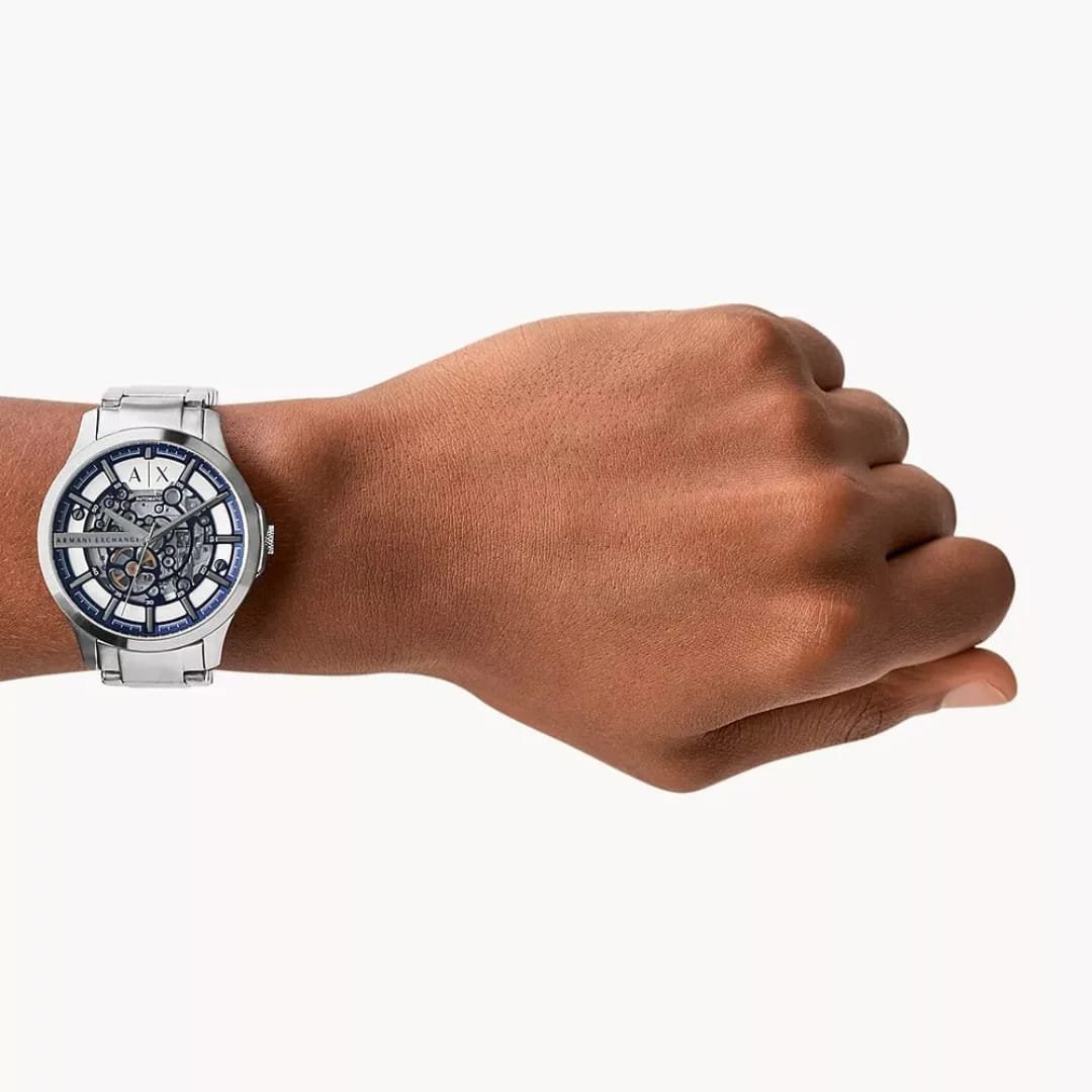 Arman_i Exchange Ax2418 Hampton Automatic Silver-Blue - Image 2