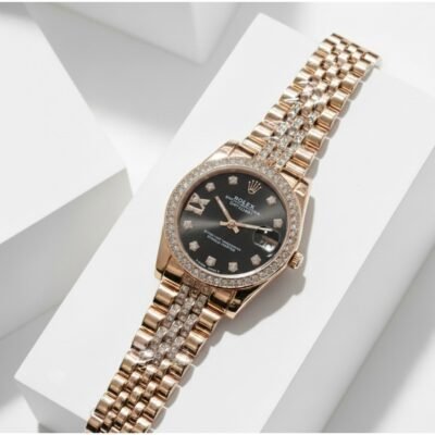 Role_x Oyester Perpetual Date Just Copper-Black