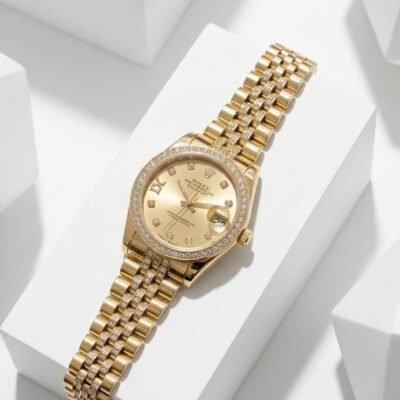 Role_x Oyester Perpetual Date Just Gold-Gold
